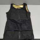Sauna Vest for Men Waist Trainer Sauna Shirt for Men Zipper Sweat Belt Tank Top for Belly Fat (Large-X-Large, Black/Gold)