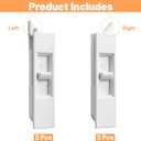 4 Pcs Tilt Latch Pairs Spring Loaded Sliding Window Latch Lock