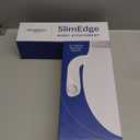 Bio Bidet SlimEdge Bidet Attachment for Toilet, Non Electric, Dual Nozzles for Front and Rear Cold Water Wash, Adjustable Water Pressure, White (1 Pack)