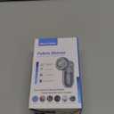 BEAUTURAL Fabric Shaver and Lint Remover, Sweater Defuzzer with 2-Speeds, 2 Replaceable Stainless Steel Blades, Battery Operated, Remove Clothes Fuzz, Lint Balls, Pills, Bobbles Gray