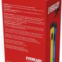 EVEREADY LED Flashlights (4-Pack), Bright Flashlights for Emergencies and Camping Gear, Flash Light with AA Batteries Included, Blue/Yellow (4-Pack)