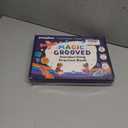 Magic Grooved Writing Practice for Kids Ages 3-8,Jumbo Reusable Grooved Handwriting Workbooks Kit(7 Books+Pens),Learn to Write Letters, Numbers, Math & Drawing,10.2"x7.3" Large Size