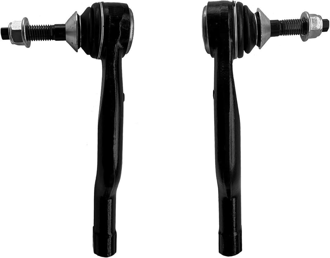 Front Outer Tie Rod End FITS for Ford Fusion 2013-2020/ Edge 2015-2021, for Lincoln MKZ 2013-2020/ MKX 2016-2018/ Continental 2017-2020, ES801109 ES801110 Front Outer Tie Rods- 2pc Set