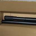 Tension Curtain Rod Heavy Duty Curtain Rods No Drilling Adjustable Rod for Window Patio, Holds 56 lbs, Rust Resistant, 1.26" Diameter (Black, 41" to 86")