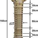 Roman Column Concrete Mold, White, Round, 25cm Diameter, Lightweight, French Country Style, DIY Pillar Template for Outdoor Garden, 11.81x12.99 Inch