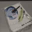 White Blue Pumpkin Floral Placemats Set of 6, Thanksgiving Cotton Linen Heat-Resistant Washable Table Mats Placemat for Holiday/Dining/Indoor/Outdoor/Party Table Decoration,