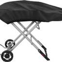 Grill Cover for Weber Traveler Portable Gas Grill 9010001, Outdoor Heavy Duty Waterproof Oxford Fabric Weather Resistant