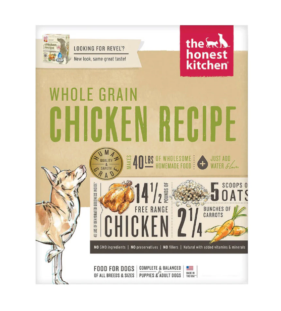 The Honest Kitchen Whole Grain Chicken Dehydrated Dog Food | Only Natural Pet
, BB 07/17/2026