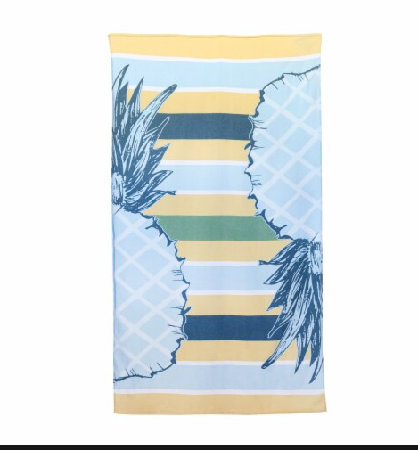 HD Designs Pineapples Beach Tovel 28x60in