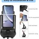 [2 Sets] Steps Counter Compatible for Po-ke-mon Go Walker Phone Swing Accessories [Mute Version] Egg hatcher Rocker Quick Steps Earning Device[Support 4 Phones Black]