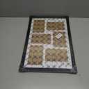 Lacopgr 4x6 Picture Frame Collage 6 Openings, Multi Photo Collage Frame 11.5x17.5 Gallery Wall Decor Wooden, Black Frame with White Mat, Wood