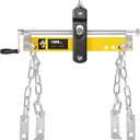 YELLOW JACKET Engine Hoist Shop Crane Engine Leveler 1500lbs Steel with Ball Bearing and Adjustable Handle
