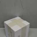 Affrolling 50 Pcs Wedding Favor Boxes with Thanks Card Square Flower Candy Boxes Paper Bridal Gift Box for Guests Wedding Bridal Shower Birthday Party Anniversary (Gold)