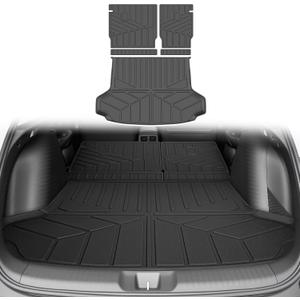Cargo Liners for 2023-2026 Honda HRV Trunk Mat with Seat Back Cover Accessories, All Weather Rear Cargo Mat Backrest Protector for 2023 2024 2025 2026 HR-V