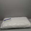 Sealy Clean Luxury Bed Pillow, Soft, Breathable, 100% Cotton Cover, Hypoallergenic EverFluff Fiberfill, Antimicrobial, Temperature Balancing, Machine Washable, King, White -2 Pack