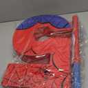 16 Inch Number 5 Spider Pinata with 16 Inch Piata Stick Blindfold Confetti for Boy Girl Kids 5th Birthday Party Decorations (5th)