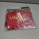 Christmas Stockings Red Velvet Monogram Stocking Family Set with Dad and Mom Design (Letter Mom)