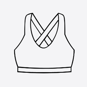 RUNNING GIRL Sports Bras for Women High Impact, Molded Cup Compression Running Tops with Removable Pads, L