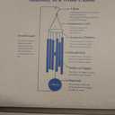 ASTARIN 45 in Memorial Wind Chimes Large with 6 Heavy Tubes, Large Deep Tone Wind Chimes Outdoor for Garden Hanging Dcor,Sympathy Gifts. Black