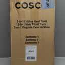 COSCO Shifter Multi-Position Folding Hand Truck and Cart, 300 lb. Weight Capacity, Green, 12222PBG1E