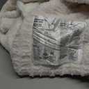 Heated Throw Blanket 50"×60" - Premium Cosy Soft Electric Blanket with 6 Heating Levels,Fast Heating Flannel Sherpa Blanket for Bed & Couch - Auto Shut Off/Machine Washable, Beige