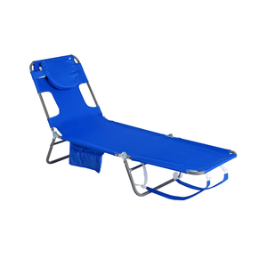 SunnyFeel Beach Lounge Chair, Backpack Reclining Beach Chairs Lay Flat, Face Down Tanning Chair, Folding Camping Chairs Portable Camp Cot with Backpack Straps for Outdoor/Picnic/Lawn