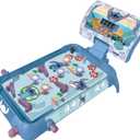 Lexibook, Disney Stitch, Electronic Table Pinball, Action and Reflex Game for Children and Family, LCD Screen, Light and Sound Effects, Blue, JG610D, Small