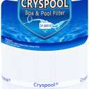 Cryspool 08010 Filter Compatible with Caldera Utopia 73722,1039607, C-8399, PCD100W, FC-3965, 100 Sq. Ft Spa Filter Cartridge, 1 Pack