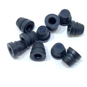 Set of Bleed Bleeder Air Valve Screw Rubber Nipples Dust Caps for Brembo Front/Rear Brake Caliper on Aprilia, BMW, Ducati, KTM, Moto Guzzi