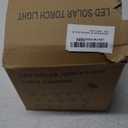 Flacchi Solar Flame String Lights - 42ft 15 LED Lights Outdoor Solar String Lights for Garden Patio Halloween Decoration (Orange & Purple, 42ft)