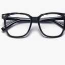 PANNER Oversized Square Blue Light Blocking Glasses for Women Men Anti Glare Reduce Eyestrain Computer Glasses