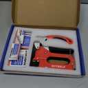 DIYSELF Staple Gun for Wood, 4-in-1 Upholstery Staple Gun Heavy Duty, Fabric Stapler, grapadora para Madera, Adjustable Manual Upholstery Stapler for Wall, Crafts, Furniture with 4000 Staples/Remover