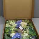 VEVOR Spring Wreath for Front Door 24 Inch - Artificial Hydrangea Wreath with Peonies, Year-Round All Season Outdoor Indoor Decor (Blue White Green Summer Floral)