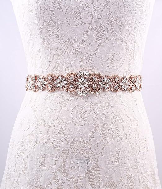 Crystal Wedding Belt for Bride,Bridal Belt Bridesmaid Sash Rhinestone Wedding Belt for Women Wedding Dresses Belt