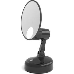 Portable Light Up Makeup Mirror - 3 Color Modes, 15x Magnification, Adjustable Brightness - Ideal for Women and Girls - Travel Vanity Mirror with 270 Rotation - Rechargeable