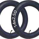 14x2.50 Heavy Duty Replacement Inner Tubes, 14 Inch Replacement Tire, for 14 inch Electric Bike Inner Tubes [Thickened] [45Angled Valve Stem] (2 Pack)