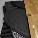 Cargo Trunk Mat with Backrest Mats for Kia Sportage 2023-2025 2026,All Weather Protection TPE Heavy Duty Cargo Liner Sportage Accessories,Black