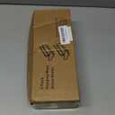 LINFIDITE Wine Glass Holder 2PCS Stemware Rack Hanger Under Cabinet Wine Glass Rack Kitchen Hanging Storage Rack Organizer,Black (For Partition Thickness under 0.98")