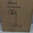 Hikczc Table Lamp for Living Room Bedroom, 23.5" Table Lamps Set of 2 with USB C+A Ports, Bedside Lamps for Nightstand with Linen Lamp Shades, 2 Dimmable LED Bulbs Included, Gold