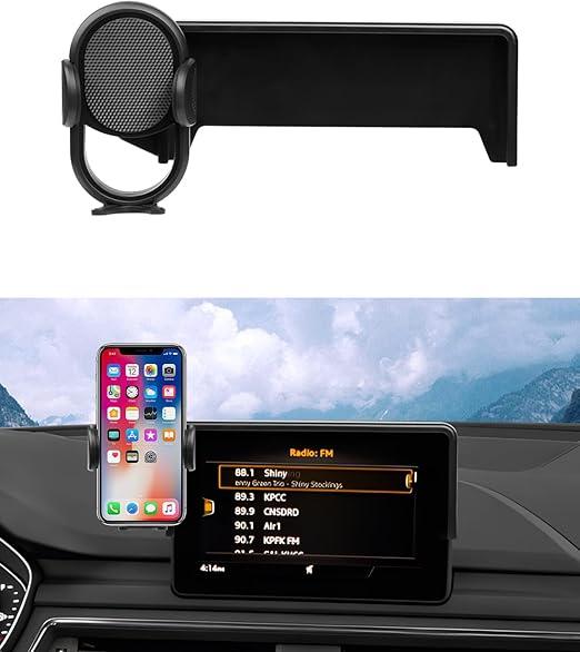Autorder Custom Fit for Car Phone Holder 2017-2019 Audi A4/2018-2020 Q5 Accessories Phone Mount 7" Screen Cell Phone Automobile Cradles Hands-Free 360 Degree Rotation
