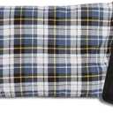 REDCAMP Small Camping Pillow for Sleeping Lightweight and Compressible, Flannel Travel Pillow with Removable Pillow Cover