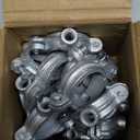 20 Pack 1-1/2" Split Ring Pipe Hanger for Thread Rod Galvanized Iron Mounting Bracket Support for Tubing Wall Ceiling Mount Combination Industrial Decor