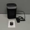 Small Portable Space Heater for Indoor Use - VOCRS 1500W PTC Electric Heater with Thermostat, Remote Control, 12H Timer, Eco and Fan Mode, Rapid and Safe Heating for Bedroom, Office