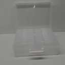 novelinks Clear 4" x 6" Photo Organizer with Handle  16 Transparent Inner Photo Storage Cases, Portable Picture Keeper & Craft Supply Box  Holds 1600 Photos-Transparent