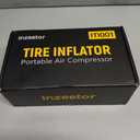 150 PSI Tire Inflator Portable Air Compressor, 12V DC Auto Shutoff Air Pump with Digital Pressure Gauge and Emergency LED Light for Car Tires, Bicycle & Balloons, Black