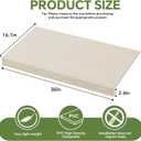 6-Pack Wire Rack Covers for Shelves - Imitation Wood-Look 30x16, Pantry and Closet Shelf Liner for Kitchen, Easy Install, White, 30*16In