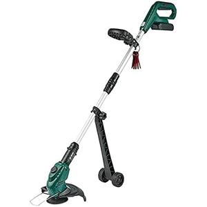 Brush Cutter Grass Trimmers Cordless Hedge Trimmers Hedge Trimmer with 20V Lithium-Ion Battery Telescopic Pole for Grass or Lawn Cultivation 705