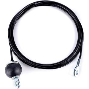 Fitness Pulley Cable,Replacement Cable Machine Accessories,Cable Pulley Attachments for Gym -Thick 5mm(0.2inch) Heavy Duty Steel Wire Rope for Home Gym Cable (59")