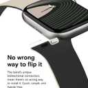 MOFT Snap Duo Watch Bands Compatible with Apple Watch, Quick Magnetic Wear, Duo-Color Design & Soft Silicone, iWatch Bands for Ultra 3/2/1, Series 11/10/9/8/7/SE/6/5/4/3/2/1, 38/40/41/42/44/45/46/49mm