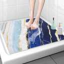 Square Shower Mat, 36x36 Inch Extra Large Non Slip Shower Mats for Inside Shower, Soft PVC Loofah Shower Mat Anti Slip Quick Drying, Shower Stall Mats for Home, Holtel, Bathroom